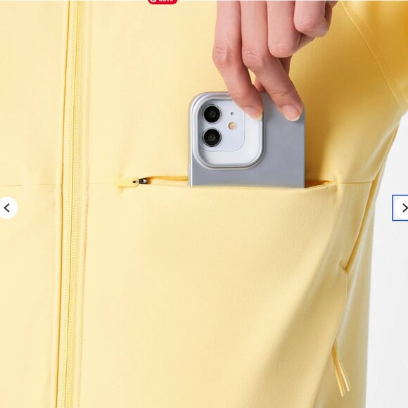 SYDNEY SCRUB JACKET BUTTER YELLOW - Picture 9 of 10